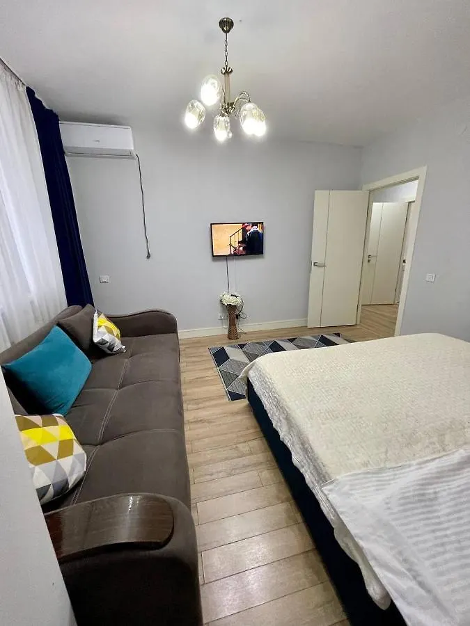 Apartment Жк Абай 130 Уютные Апартаменты На Абая - Розыбакиева Almaty Kasachstan